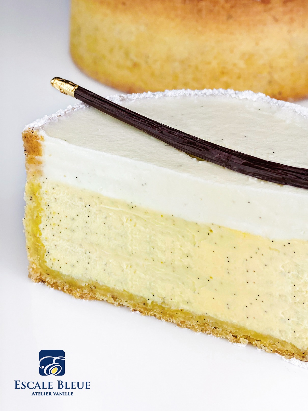 Vanille Bleue double cheese tart