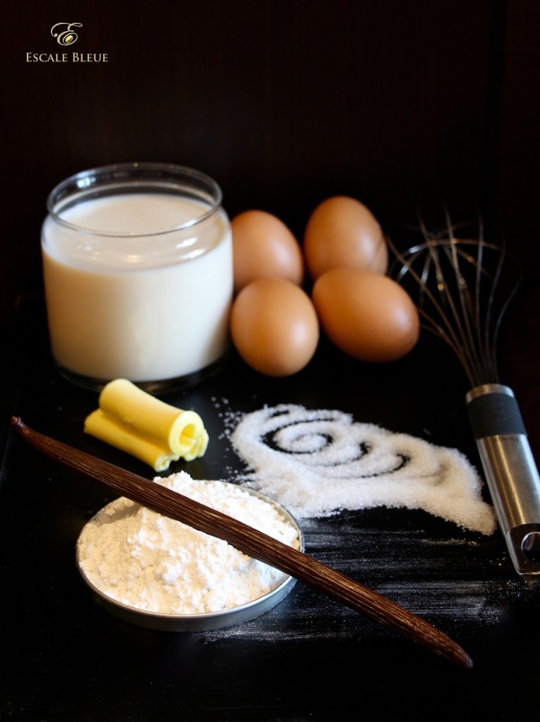 Gâteau magique Vanille Bleue — ingrédients