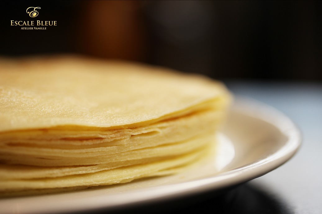 Crêpes vanille Vanille Bleue — vue dessus