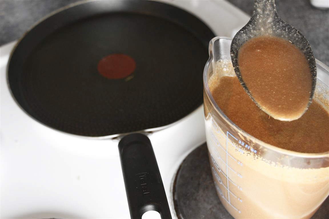 Crêpes cacao — pile de crêpes
