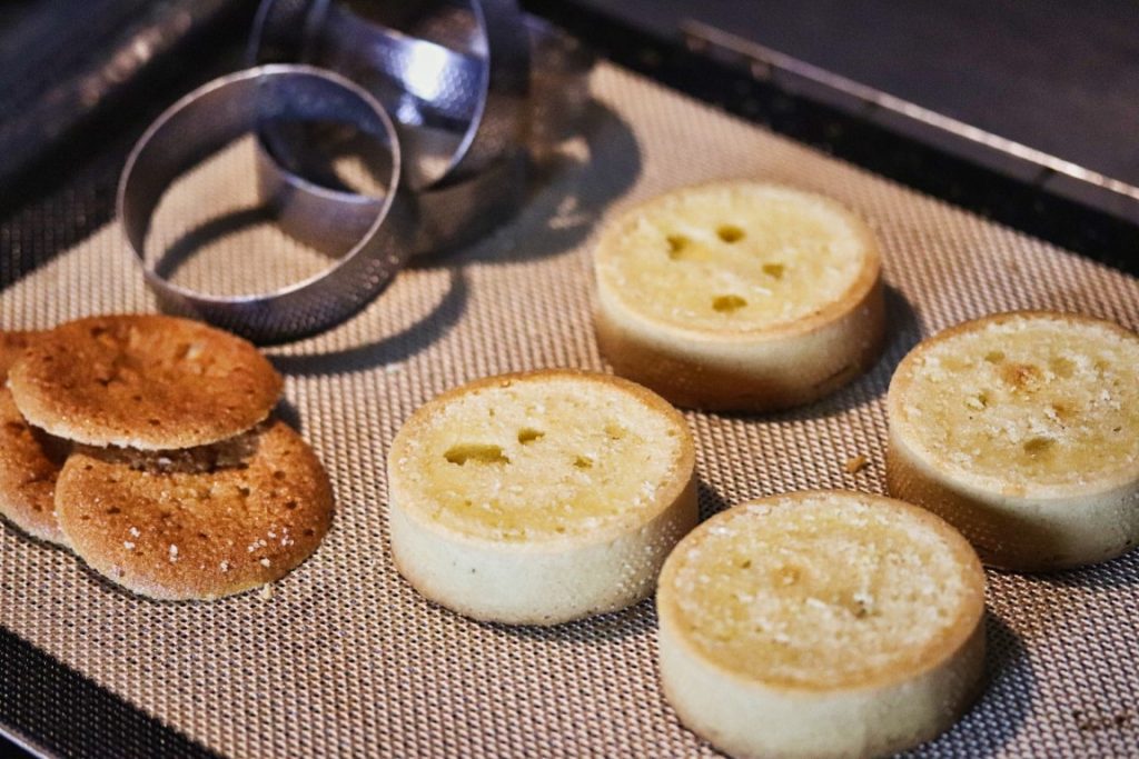 Tartelette longani — dôme glacé